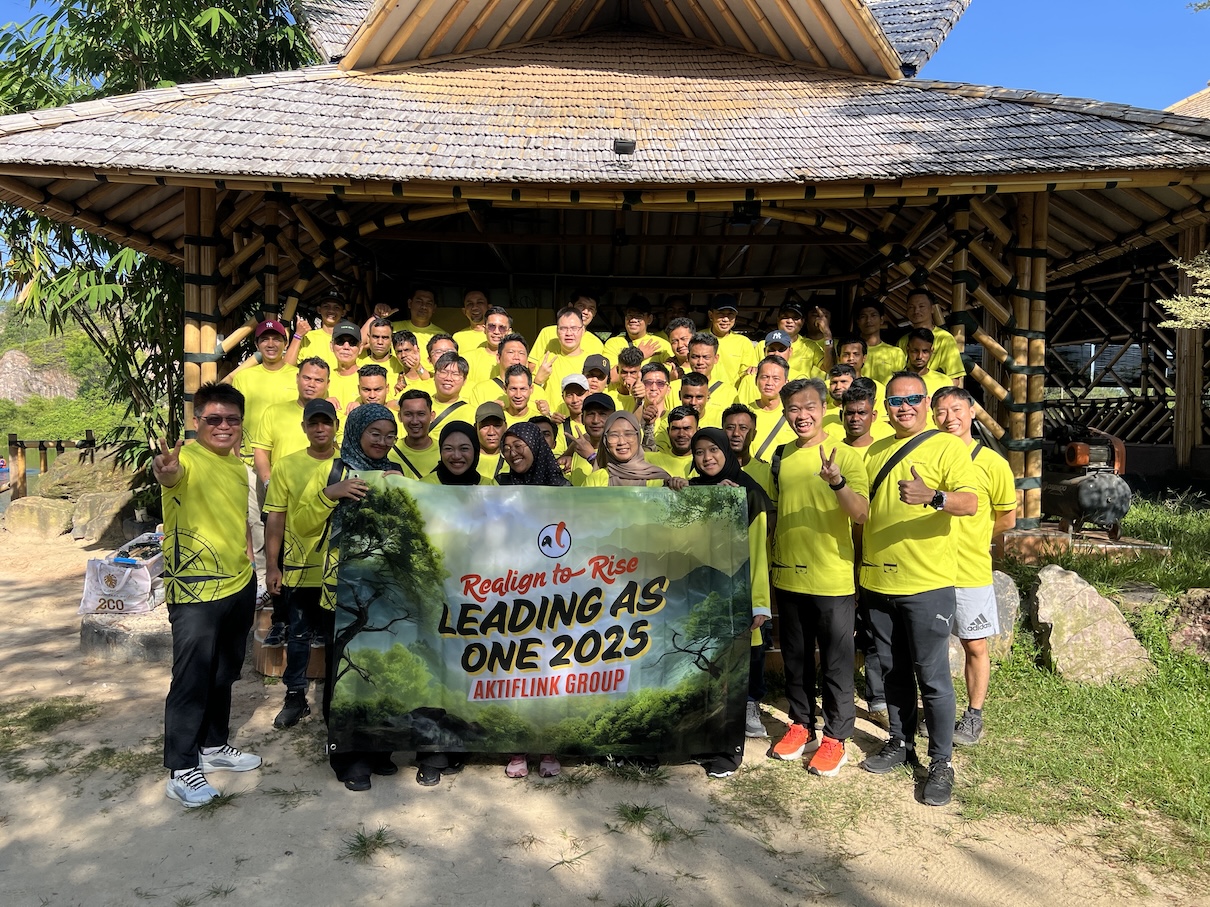 Corporate team building group banner photo